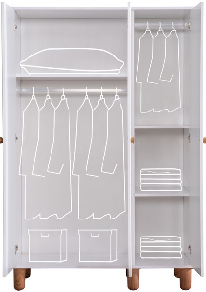 Bohem 3 Kapaklı Genç Odası Takımı