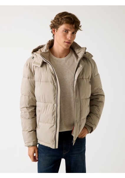 Stretch Puffa Jacket Erkek Şişme Mont M4BL21WGJ42