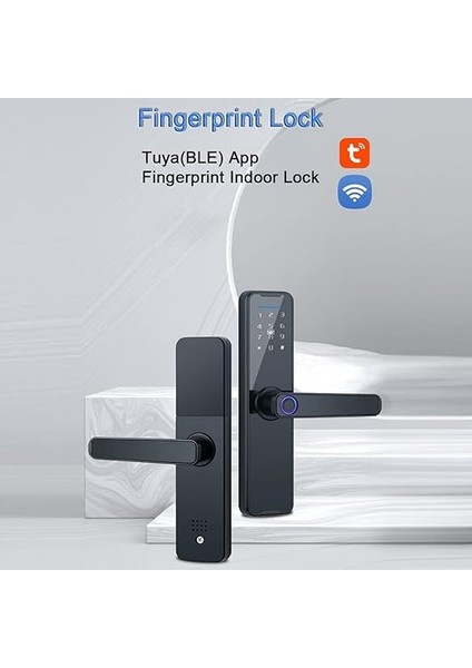 Tuya Alı Kilit Parmak Izi Kilit Kapı Kilidi Tuşlu Kapı Kolu Kilidi Parmak Izi Elektronik Sürgü Kapı Kilidi Alı Kapı Kilidi Tuya App ile Uyumlu fiyatları