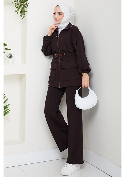 Kapak Cepli Oysho Ikili Takım 1652 - Acı Kahve indirimleri