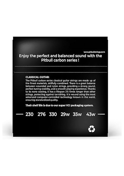 Strings Carbon Seri Klasik Gitar Teli (Normal Tansiyon) modelleri