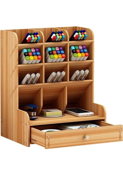 Çalışma Masası Düzenleyici, Çok Fonksiyonlu Çekmece, Yazı Gereçleri, Çalışma Masası Saklama Kutusu, Ev, Ofis ve Okul Için Kalem Tutucu
