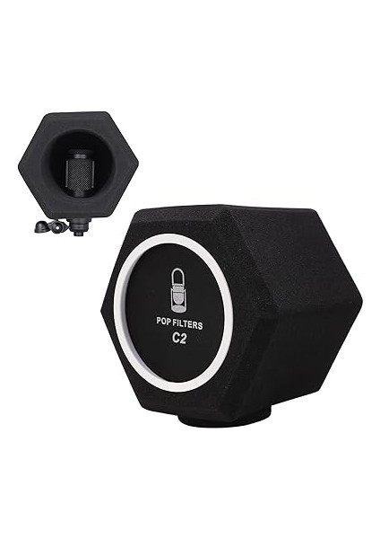 Sünger Kapağı, Dikkat Dağıtıcı Unsurları Azaltabilir 5 Taraflı Sızdırmaz Mikrofon Ön Cama Gürültü, Profesyonel Kayıt Stüdyoları Için indirimleri