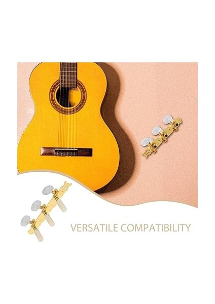 2 Adet Gitar Akort Burguları: Akustik Ukulele Için Açık Tip Gitar Akort Burguları - Demir Hassas Akort Aletleri Seyahat Performansları Için Kararlı Ayarı modelleri