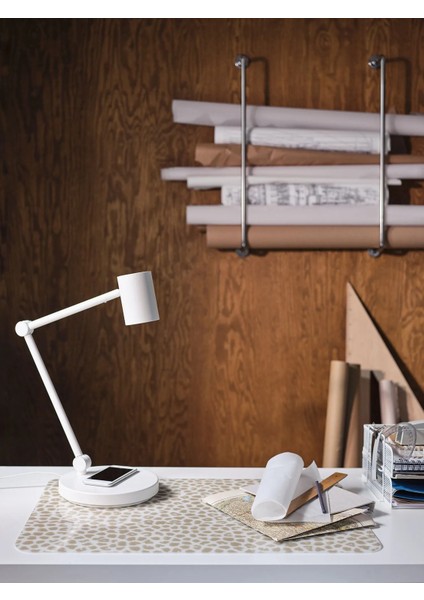 Nymane Çalışma Lambası Beyaz 7 cm