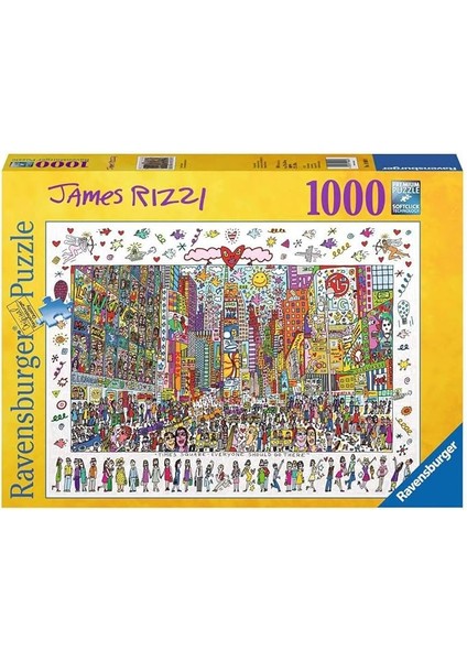 1000 Parçalı Puz James Rizzi, Times Square