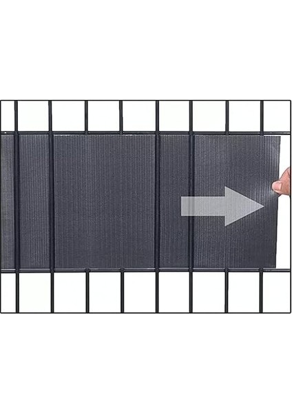 Panel Çit Antrasit Renk - Pvc Koruma Bantları - 50 Metre - (Antrasit, 7cm) modelleri
