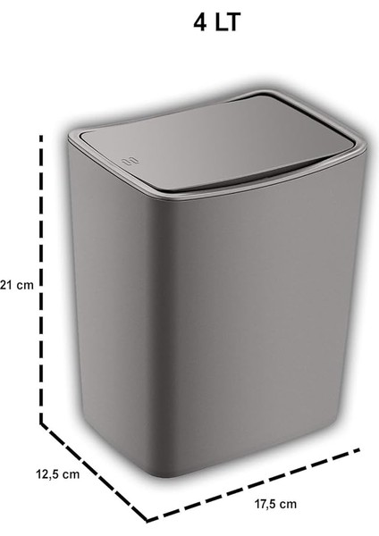 Touch Çöp Kovası 4 Lt Bej modelleri