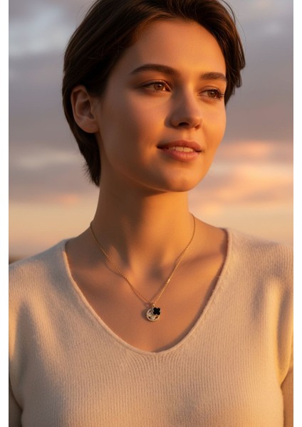 Sante Zirkon Taşlı Çelik Kolye fiyatları