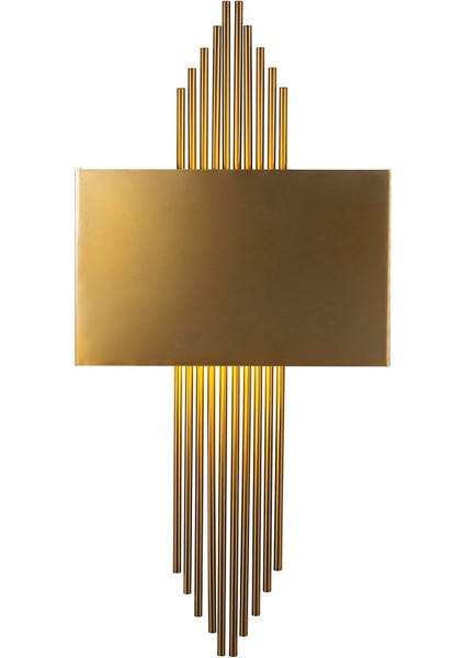 Mızrak Dekoratif Metal Borulu Tekli Aplik Eskitme, Rustik Ambiyans Duvar Lambası MIZRAK-615 fiyatları