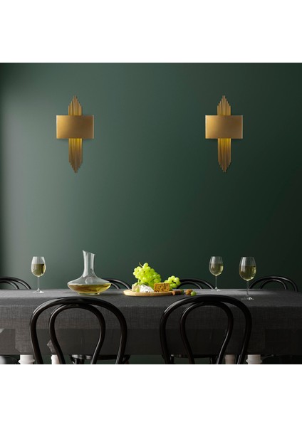 Mızrak Dekoratif Metal Borulu Tekli Aplik Eskitme, Rustik Ambiyans Duvar Lambası MIZRAK-615 indirimleri