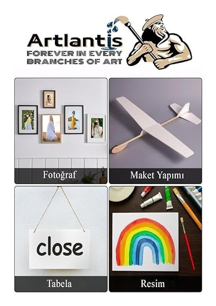 Maket Kartonu Beyaz Fotoblok 3 mm 35X50 cm 5 Adet Hobi Sanat Okul Köpüklü Straforlu Maket Kartonu modelleri