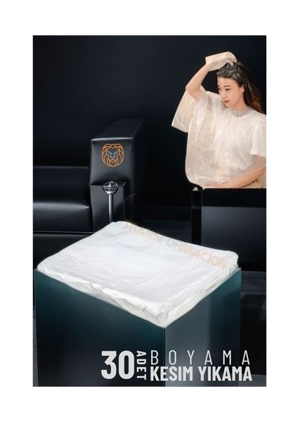 Hsnet Saç Boyası Kesim Yıkama Önlüğü 30 Adet - N540J706-M74540