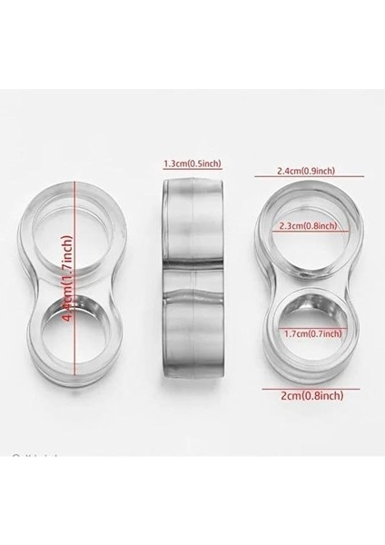 Şeffaf Silikon Plastik Kapı Kolu Tutucu Tutacağı Durdurucu Pencere Tamponu Stoperi (12 Adet) modelleri