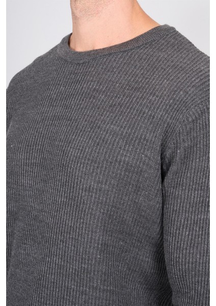 Çetinkaya Mentality 5295 Bisiklet Yaka 1/18 Akrilik Regular Triko Koyu Gri modelleri