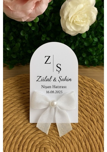 Uv Baskı Pleksi Magnet Söz, Nişan, Nikah, Düğün, Kına 10 Adet