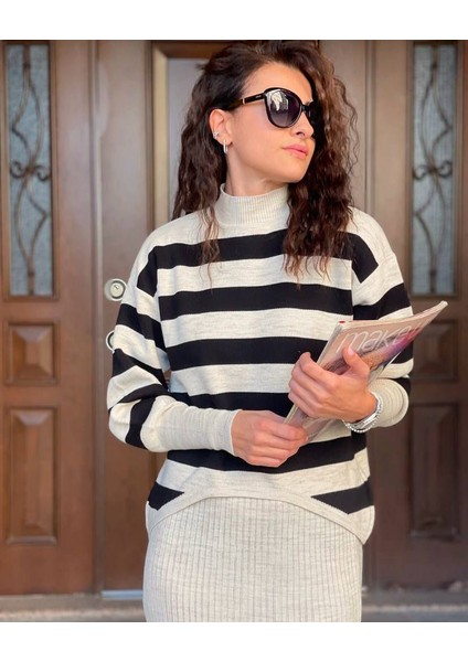 Jileli Triko Takım Elbise Siyah fiyatları