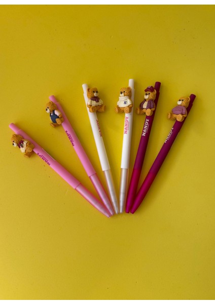 Strawbear 0.7 Uçlu Sevimli Ayıcık Figürlü Versatil Kalem | 1 Adet Gönderim fiyatları