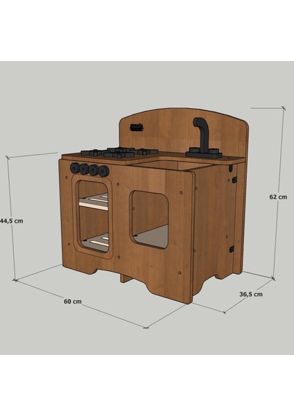 Ahşap Çocuk Dış Mekân Mutfak indirimleri
