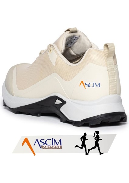 Outdoor Spor Trekking Ayakkabısı Unisex – Hafif, Nefes Alabilir, Kaymaz Kauçuk Taban | Bej fırsatları