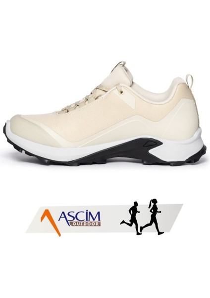 Outdoor Spor Trekking Ayakkabısı Unisex – Hafif, Nefes Alabilir, Kaymaz Kauçuk Taban | Bej