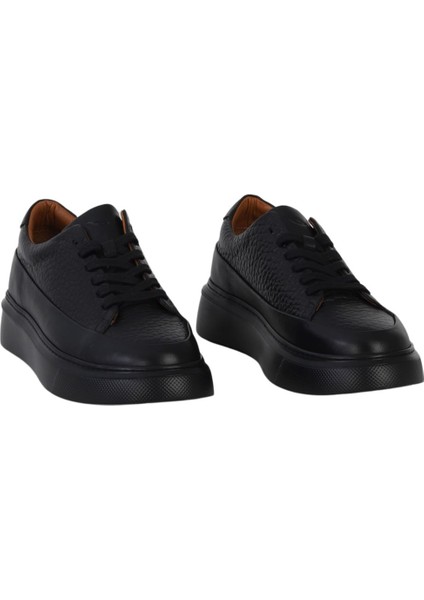 Siyah Jumbo Deri Erkek Spor Ayakkabı 43MA2557734 43MA2557734 fiyatları