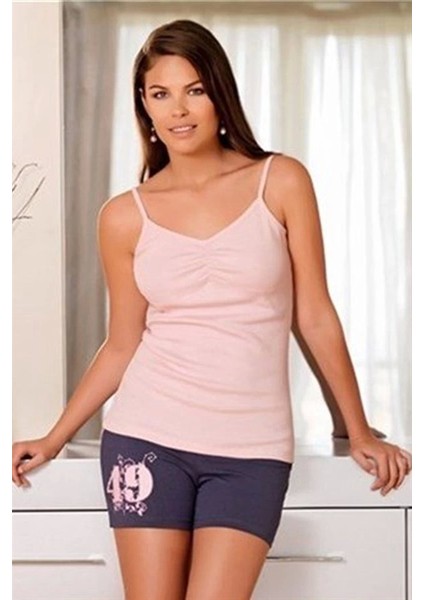 Berrak Baskılı Short Takım 2406