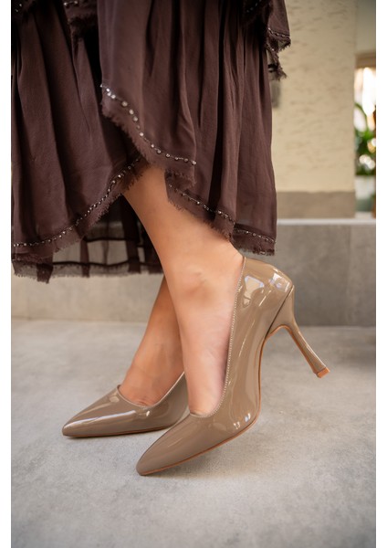 Relly Vizon Rugan Topuklu Ayakkabı fırsatları