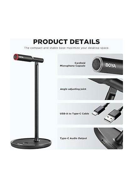 By-Cm1 Masaüstü USB Mikrofonu modelleri