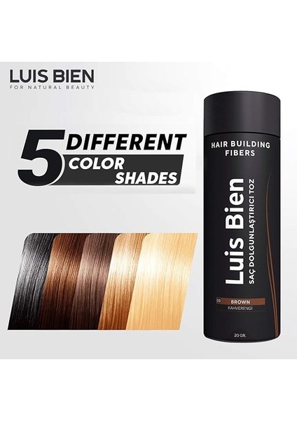 Bien Saç Dolgunlaştirici Toz, Kahverengi 20 gr 1 Paket (1 x 20 G) modelleri