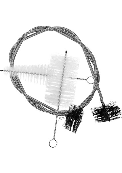 1 Set Trompet Temizleme Seti: Trompet Temizleme Bakım Seti - Müzik Aleti Bakımı Için Valf Ağızlık Yılan Fırçaları