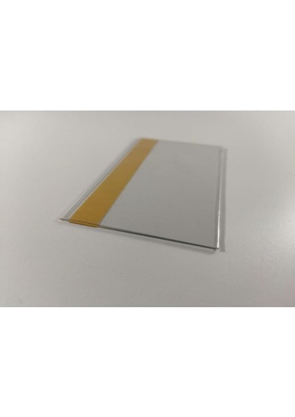 (18) pvc yapışkanlı v tipi raf etiketliği 5 cm x 10 cm - 50'li paket - pr-50100 fiyatları