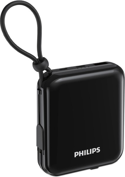 DLP5712CB/00 10.000 Mah 20W Usb-C ve Dahili Kablolu Powerbank 1xusb-A, 1xusb-C, Siyah