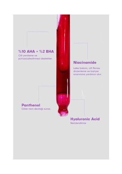 She Vec Red Of Love -%10 Aha +%2 Bha Yüz Peeling (30 Ml) fiyatları