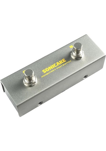 Çift Ayak Pedalı 6.35MM Anlık Mini Ayak Anahtarı Gitar Trs Kablosu ile