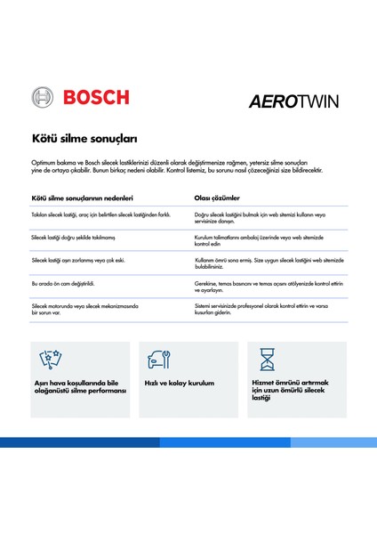 Aerotwin Silecek Seti [650/450 mm] (Seat Arona (2017>) indirimleri