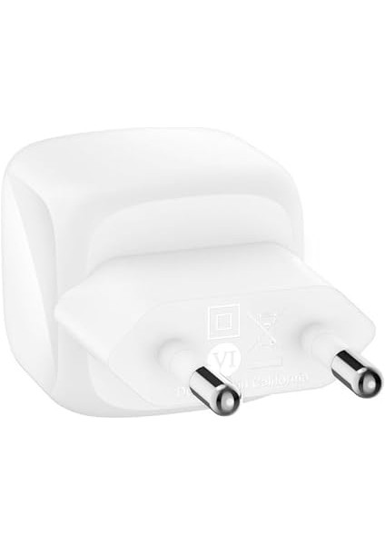 Boostcharge Kompakt Duvar Şarj Cihazı 30 W, Seyahat Dostu Usb-C Power Delivery Hızlı Şarj, Iphone, Samsung Galaxy, Ipad, Airpods, Tablet ve Daha Fazlası, Usb-C’den Usb-C’ye Kablo Ile, Beyaz indirimleri