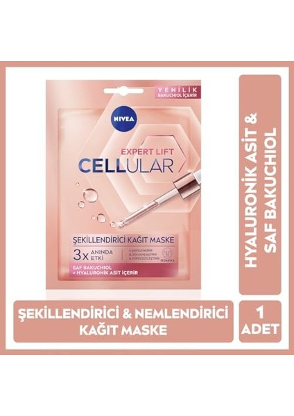 Nivea Face Cellular Cilt Dolgunlaştırıcı Yüz Maskesi 28 gr (1 x 28 Gr) modelleri