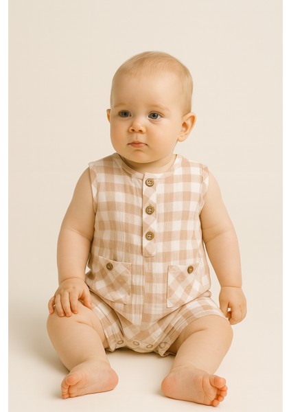 Müslin Desenli Barbatöz 3-6/6-9/9-12AY