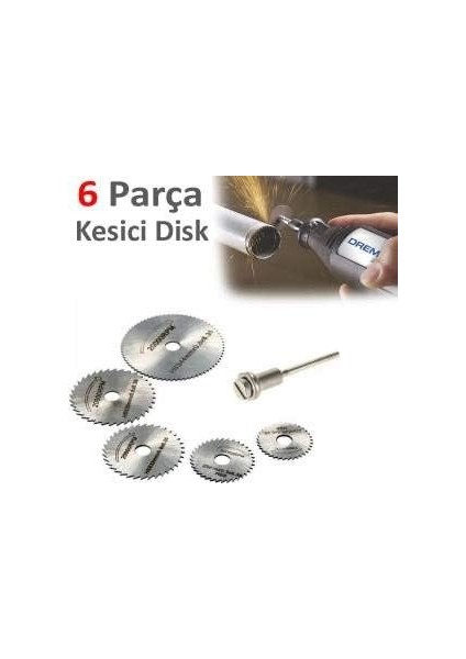 Için Kesme Disk 6 Parça Gravür Uç Seti Hobi Seti modelleri