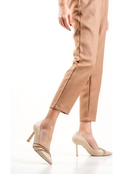 Sonya Nude Taşlı Kadın Ayakkabı modelleri