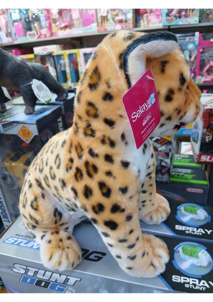 Leopar Oturan Peluş Oyuncak modelleri