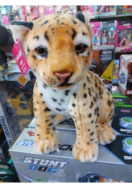 Leopar Oturan Peluş Oyuncak fırsatları
