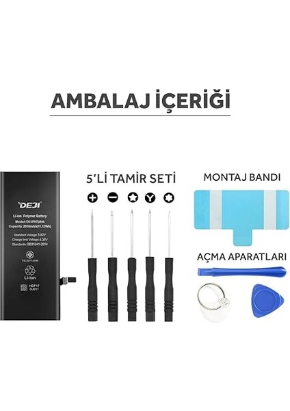 iPhone 7 Plus Batarya Mucize Batarya Deji - Orijinal Mah Kapasite indirimleri