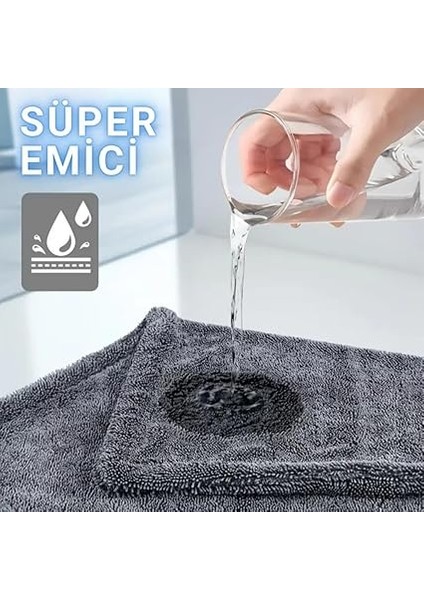 Profesyonel 40X60CM 1200GSM Ultra Kalın Mikrofiber Araç Kurulama Havlusu Oto Yıkama Bezi Kurutma Havlusu fırsatları