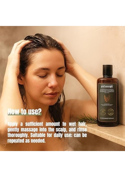 Prof Saracoglu Detoks Serisi Biberiyeli Karışım Şampuan