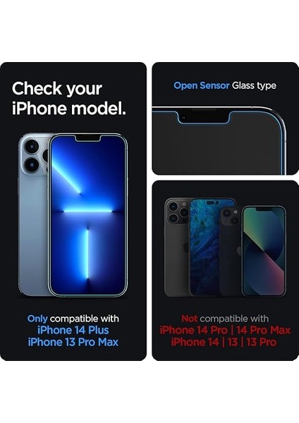 iPhone 14 Plus / iPhone 13 Pro Max ile Uyumlu Cam Ekran Koruyucu Kolay Kurulum Glas.tr Ez Fit Slim Hd (2 Adet) - AGL03375 fiyatları