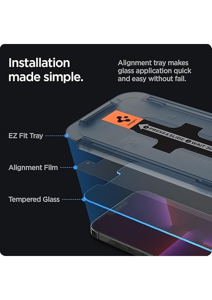 iPhone 14 Plus / iPhone 13 Pro Max ile Uyumlu Cam Ekran Koruyucu Kolay Kurulum Glas.tr Ez Fit Slim Hd (2 Adet) - AGL03375 modelleri