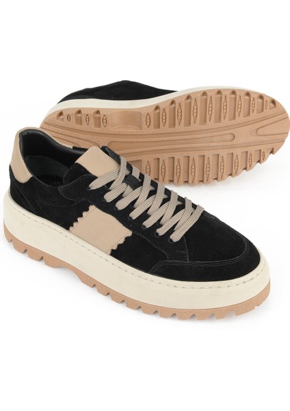 , Kadın Hakiki Deri Ayakkabı 1531020Z19327 Siyah fırsatları