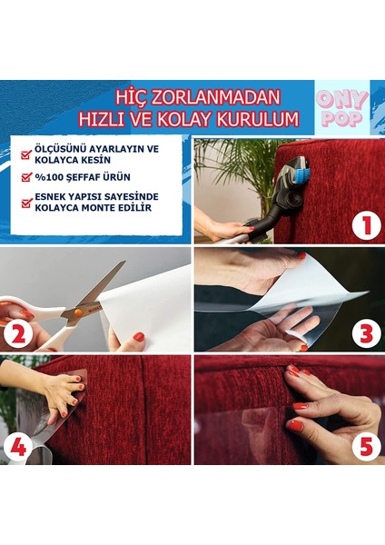 Kedi Koltuk Tırmalama Mobilya Tırmalama Önleyici Bandı Şeffaf Yapışkanlı 22x50 Cm indirimleri